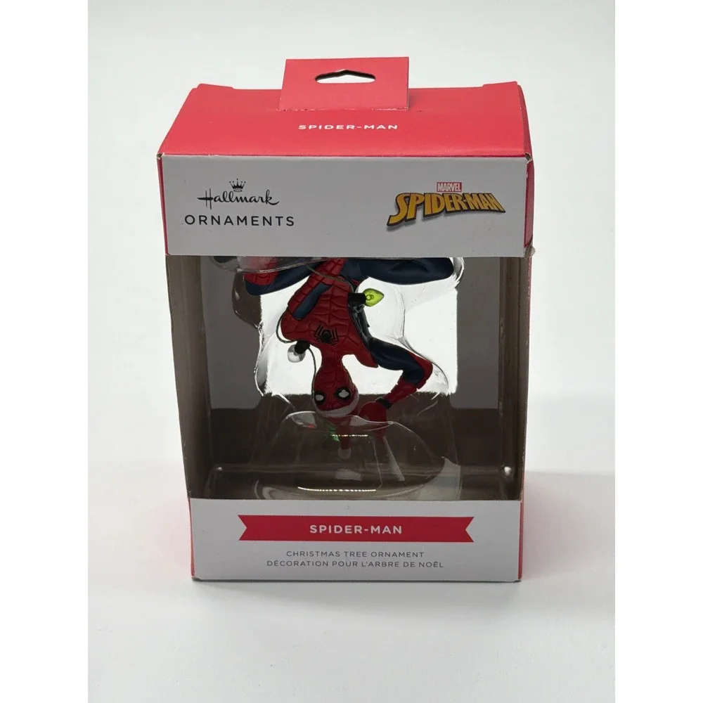 Hallmark Marvel‎ Spider-Man Upside Down Holiday Lights Christmas Ornament
